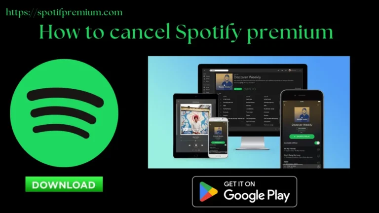 How to cancel Spotify premium